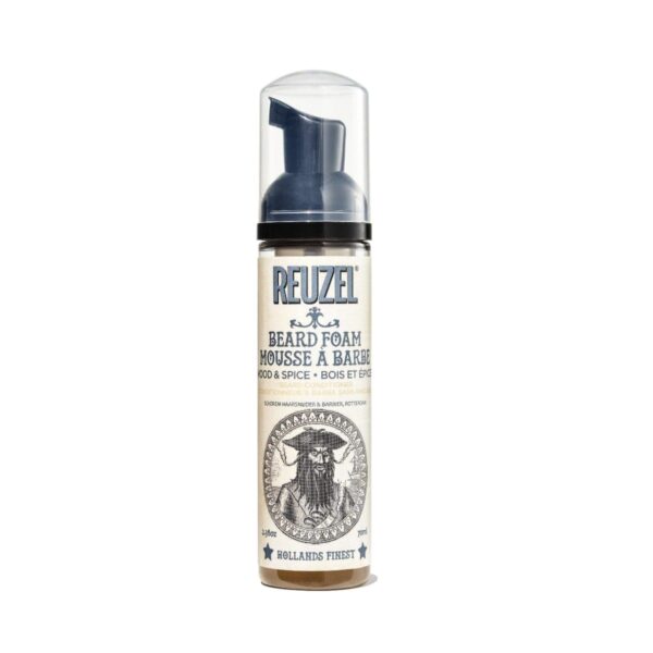 REUZEL BEARD KIT - WOOD & SPICE BEARD FOAM + BEARD BALM - Imagen 2