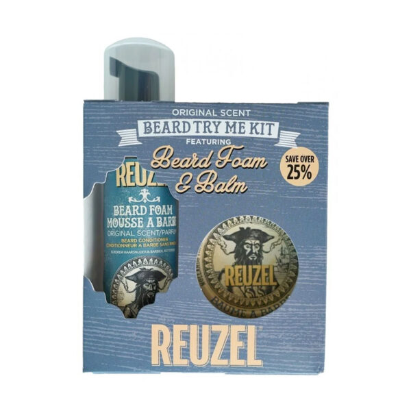 REUZEL BEARD KIT - ORIGINAL BEARD FOAM + BEARD BALM