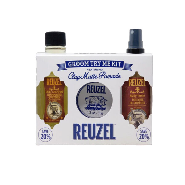 REUZEL GROOM KIT - CLAY MATTE